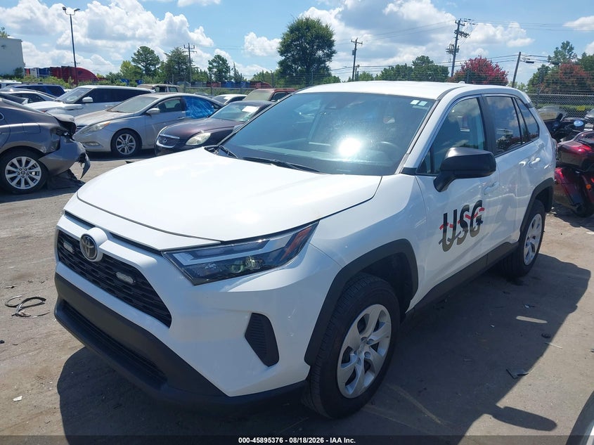 2025 Toyota RAV 4, Rear, IAAI, VIN 2T3H1RFV4SW413142 — photo 2