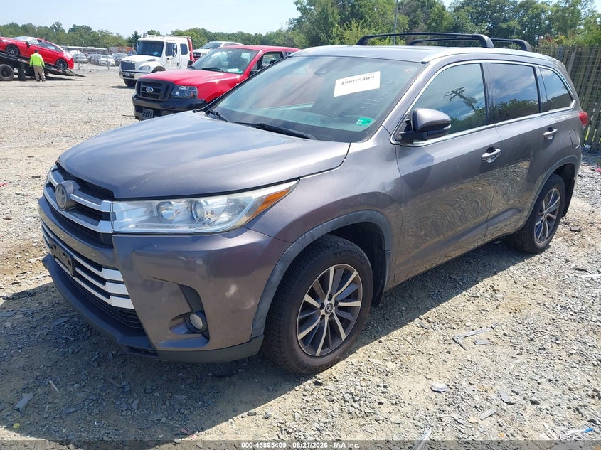 2017 Toyota Highlander, Неизвестно, IAAI, VIN 5TDJZRFH4HS466115 — фото 2