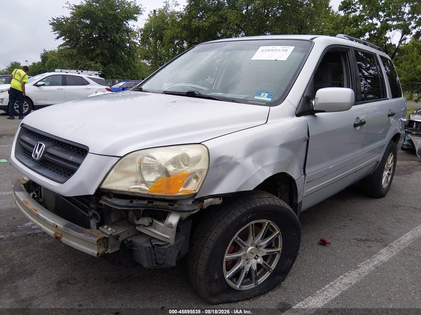 2003 Honda Pilot, Front End, IAAI, VIN 2HKYF18453H610708 — photo 2