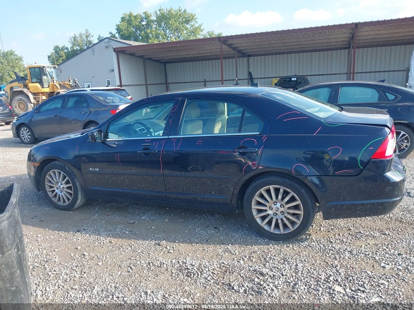 MERCURY MILAN 2008 VIN 3MEHM08158R662624