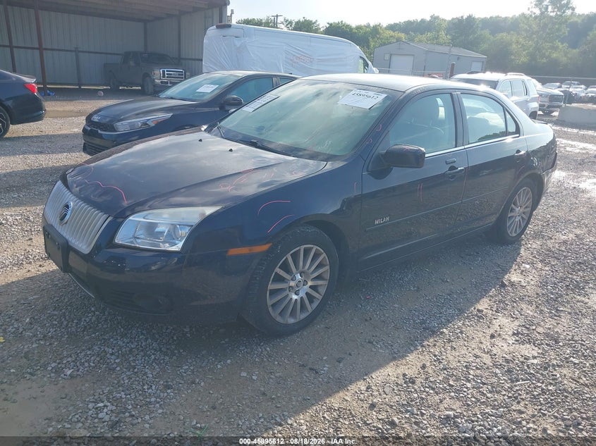 MERCURY MILAN 2008 VIN 3MEHM08158R662624