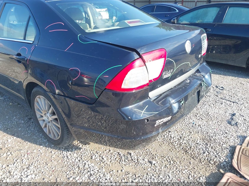 MERCURY MILAN 2008 VIN 3MEHM08158R662624