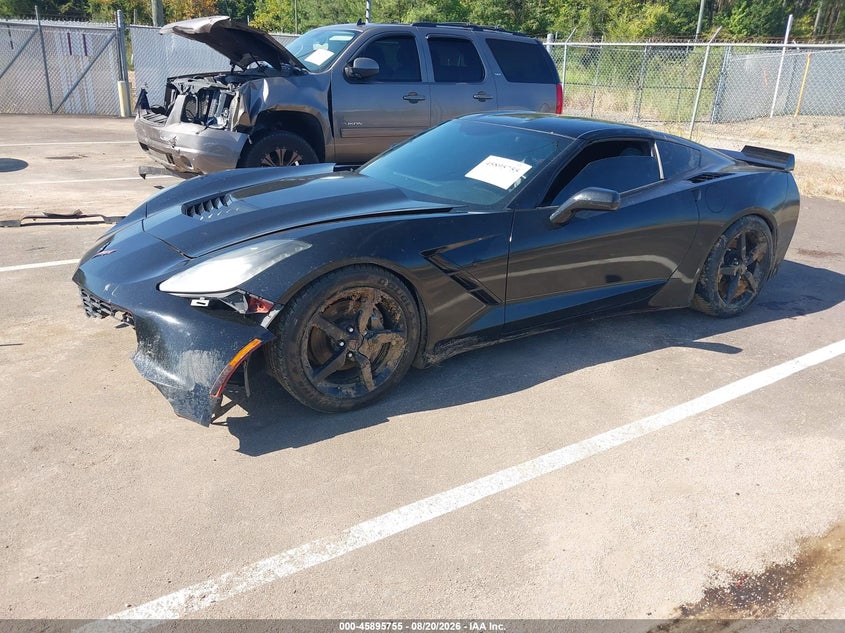 Vin: 1g1yb2d75f5116427, lot: 46394816, chevrolet corvette stingray 20152