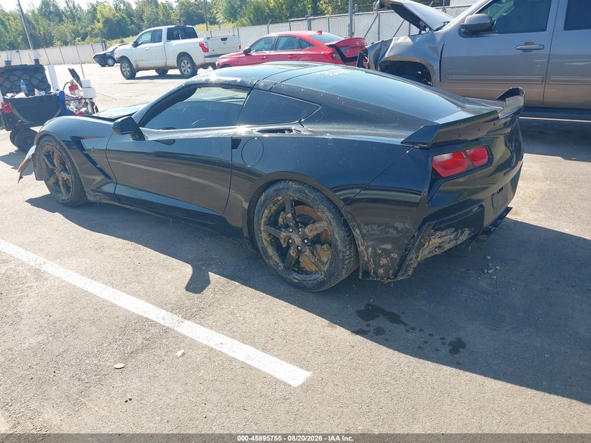 Vin: 1g1yb2d75f5116427, lot: 46394816, chevrolet corvette stingray 20153
