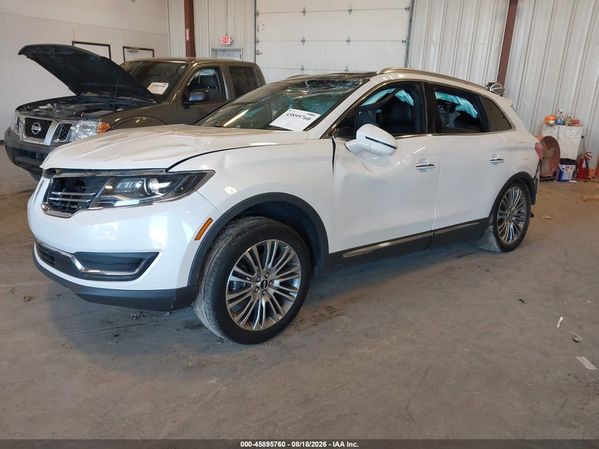 2018 Lincoln MKX, Front & Rear, IAAI, VIN 2LMPJ8LR1JBL49737 — photo 2