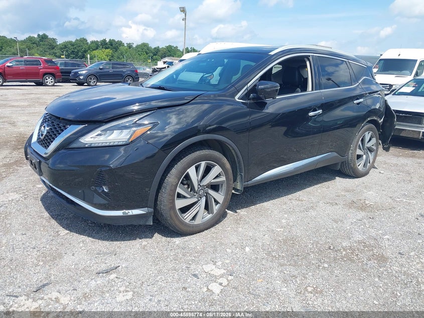 Vin: 5n1az2cj4ln133244, lot: 46394835, nissan murano sl fwd 20202