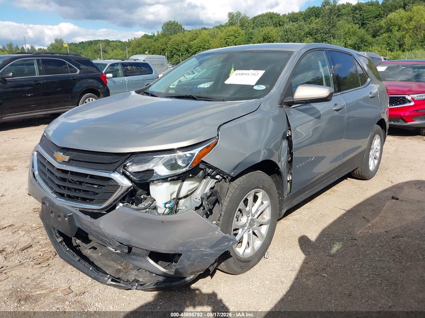 2018 Chevrolet Equinox, Front End, IAAI, VIN 3GNAXJEV1JS538864 — photo 2