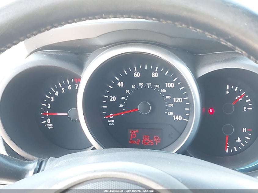 2013 KIA SOUL HATCHBACK 2.0L I-4 DOHC, VVT, 164HP