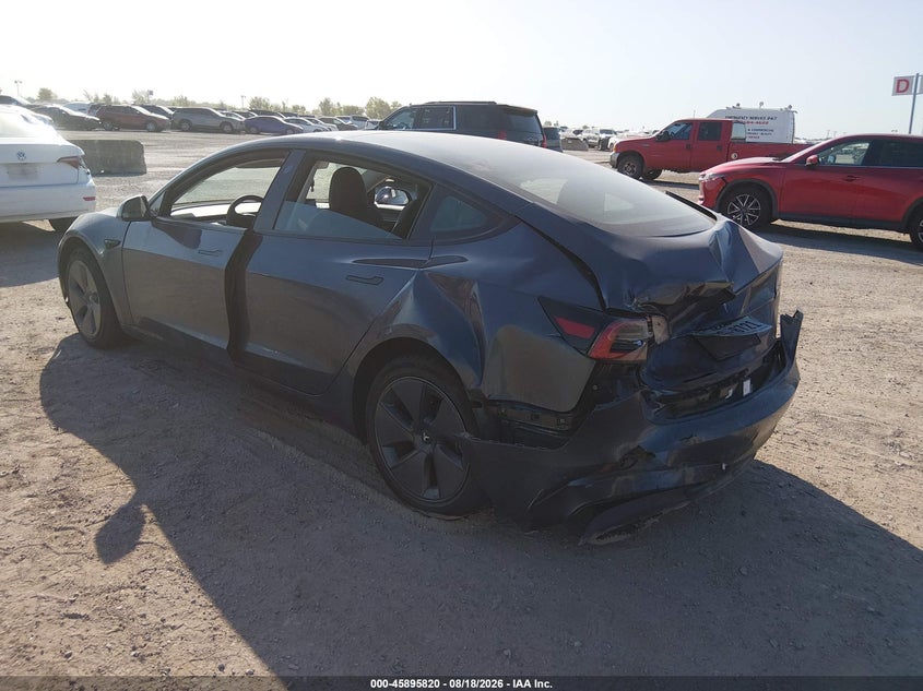 Vin: 5yj3e1ea6pf570716, lot: 46394881, tesla model 3 rear-wheel drive 20233