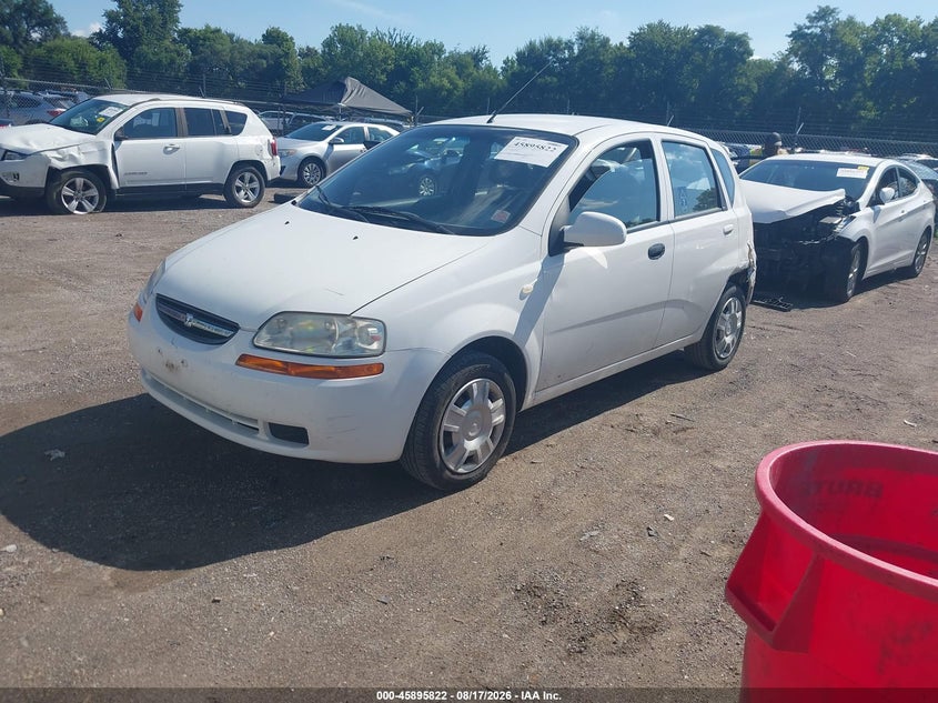 2004 Chevrolet Aveo, Удар сзади, IAAI, VIN KL1TD62674B180777 — фото 2