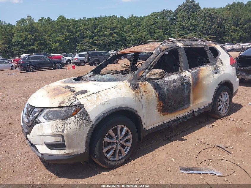 2019 Nissan Rogue Sv, Exterior Burn, IAAI, VIN JN8AT2MV5KW386853 — photo 2