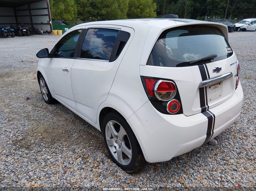 CHEVROLET SONIC 2015 VIN 1G1JE6SB5F4130390