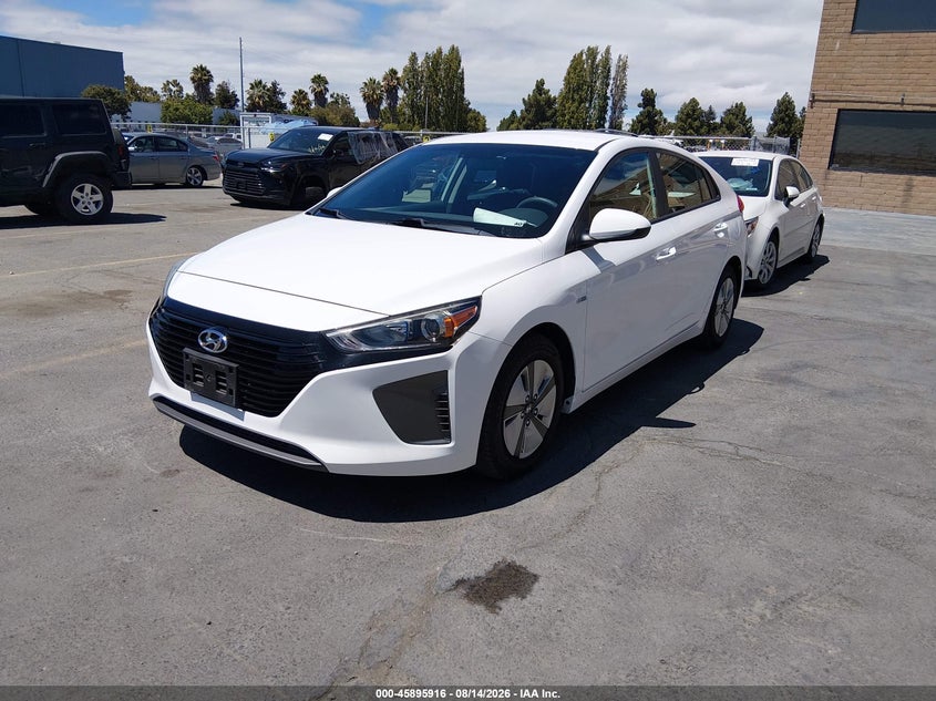 Vin: kmhc65lc5ku107020, lot: 46394976, hyundai ioniq hybrid blue 20192