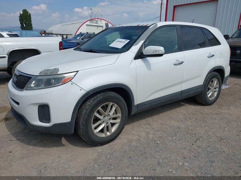 2015 Kia Sorento Lx, Правый бок, IAAI, VIN 5XYKT3A6XFG640546 — фото 2