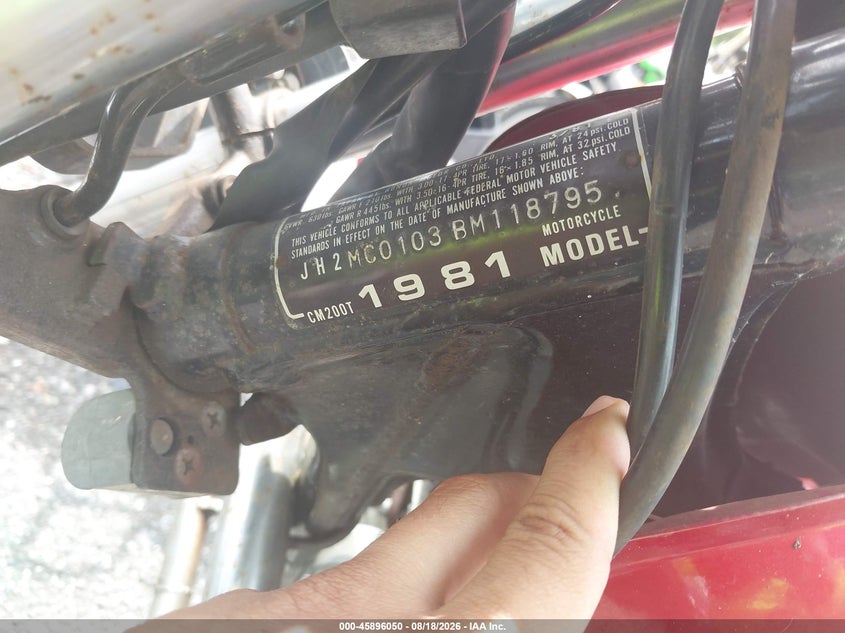 HONDA CM200 1981