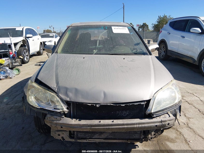 2004 HONDA CIVIC SEDAN 1.7L I-4 VVT, 127HP