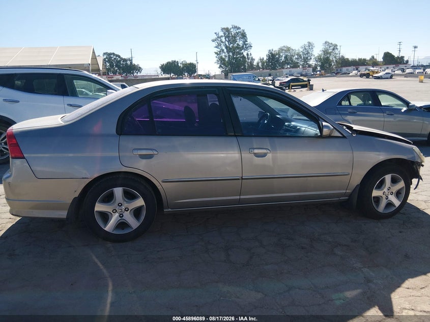 2004 HONDA CIVIC SEDAN 1.7L I-4 VVT, 127HP