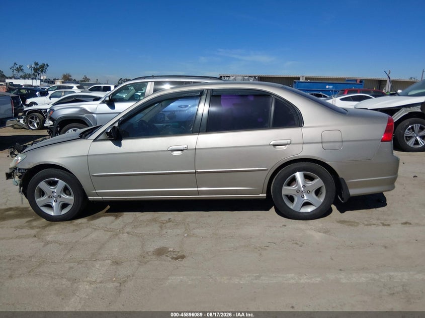 2004 HONDA CIVIC SEDAN 1.7L I-4 VVT, 127HP