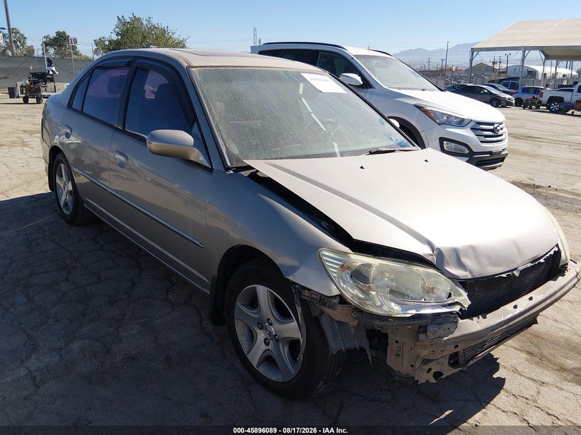 2004 HONDA CIVIC SEDAN 1.7L I-4 VVT, 127HP