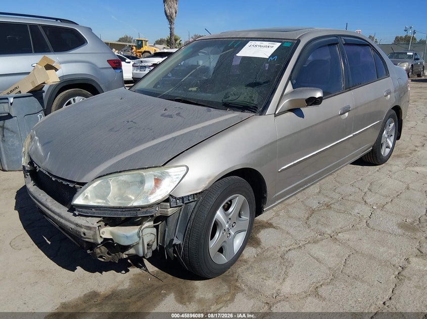 2004 HONDA CIVIC SEDAN 1.7L I-4 VVT, 127HP