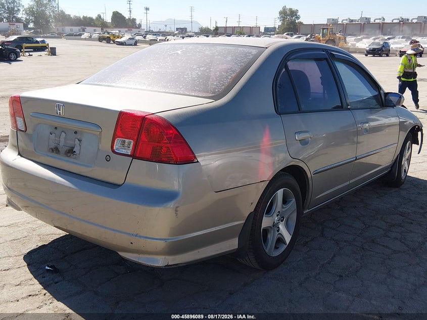 2004 HONDA CIVIC SEDAN 1.7L I-4 VVT, 127HP