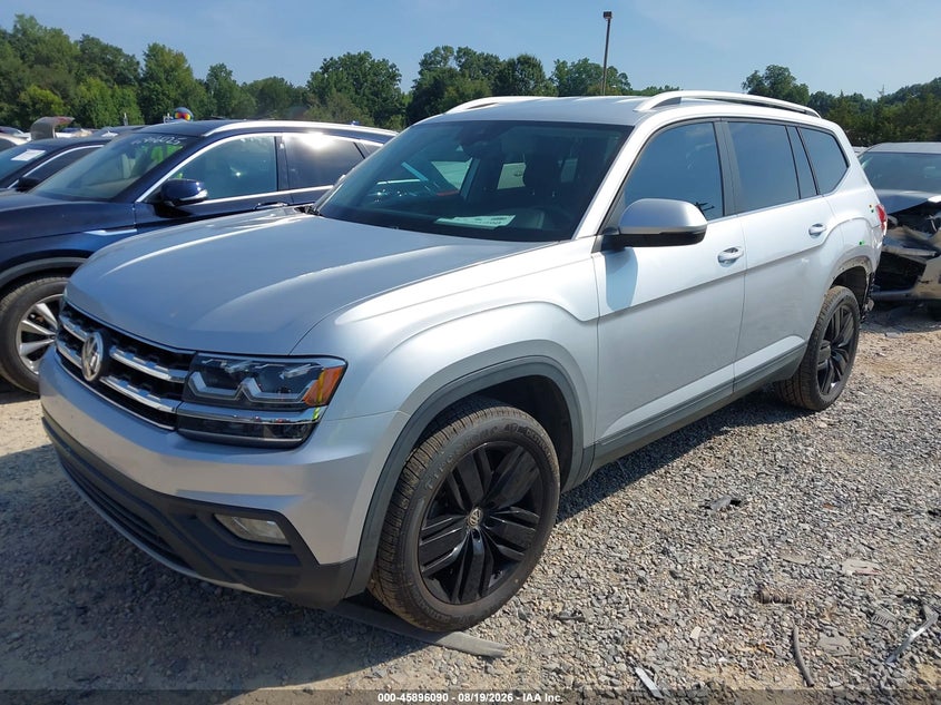 2019 Volkswagen Atlas 3.6L V6 Se W/Technology, Rear, IAAI, VIN 1V2WR2CA9KC520195 — photo 2