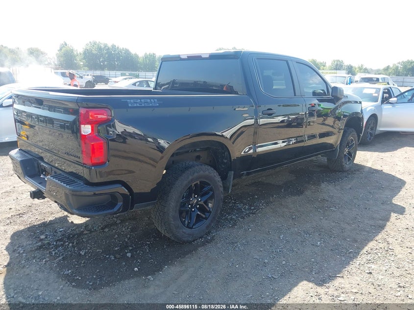 Vin: 3gcukce83sg241500, lot: 46395176, chevrolet silverado 1500 4wd  short bed custom trail boss 20254