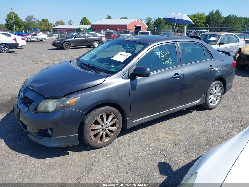 2009 TOYOTA COROLLA SEDAN 1.8L I-4 DOHC, VVT, 132HP