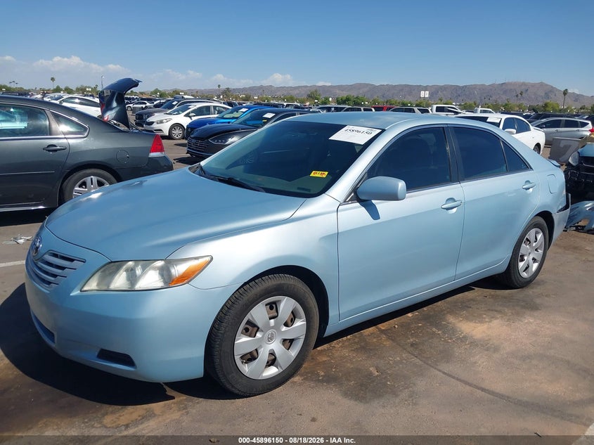 2008 Toyota Camry, Left Rear, IAAI, VIN 4T1BE46K18U746161 — photo 2