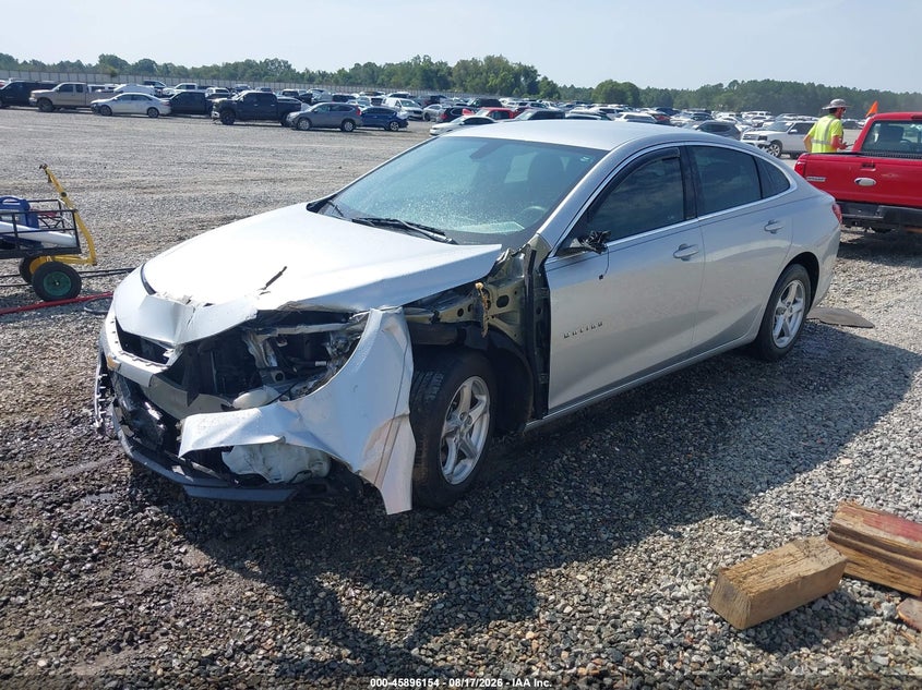 2016 Chevrolet Malibu, Front End, IAAI, VIN 1G1ZB5ST2GF233013 — photo 2