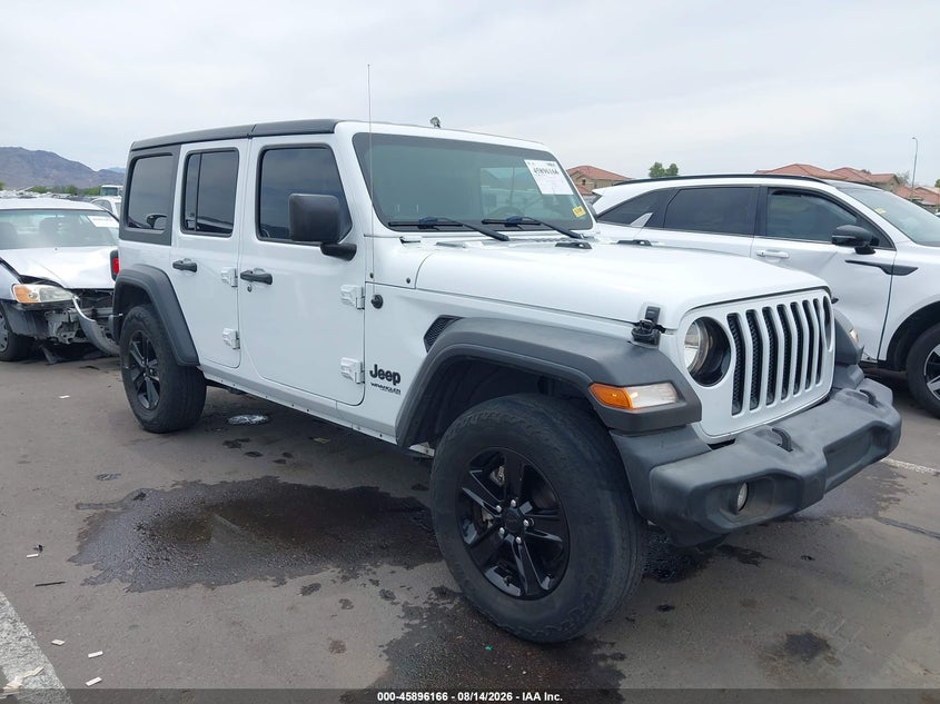 Vin: 1c4hjxdn7mw576802, lot: 46395227, jeep wrangler unlimited sport altitude 4x4 20211