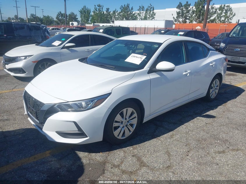 Vin: 3n1ab8bv2ny286827, lot: 46395251, nissan sentra s xtronic cvt 20222