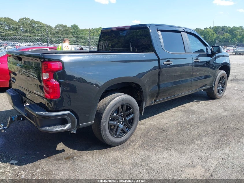 Vin: 3gcpabek1pg230265, lot: 46395301, chevrolet silverado 1500 2wd  short bed custom 20234