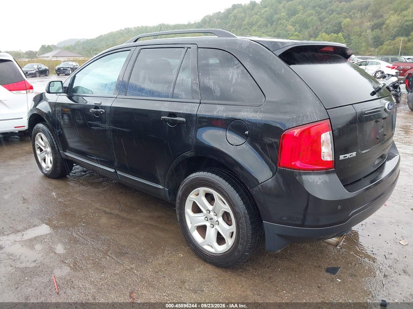 Vin: 2fmdk4jc5ebb06537, lot: 46395305, ford edge sel 20143