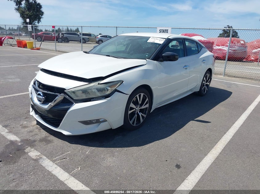 Vin: 1n4aa6ap4gc427308, lot: 46395315, nissan maxima 3.5 s 20162