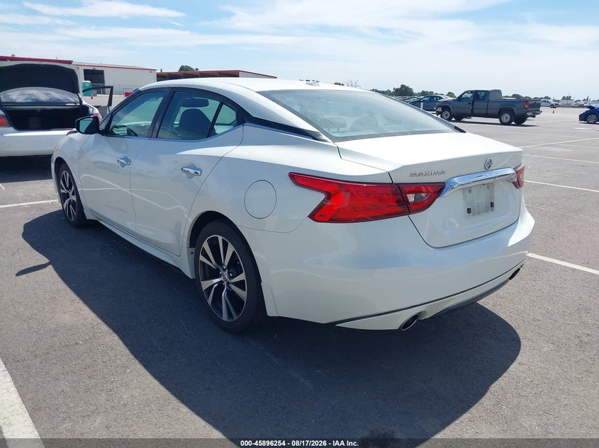 Vin: 1n4aa6ap4gc427308, lot: 46395315, nissan maxima 3.5 s 20163
