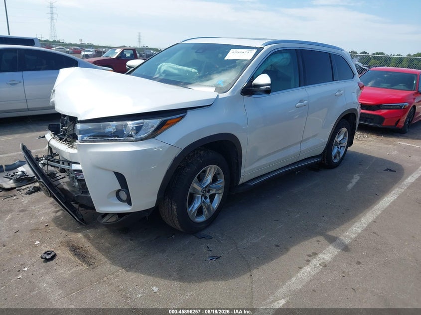 2018 Toyota Highlander, Front End, IAAI, VIN 5TDYZRFH3JS250213 — photo 2