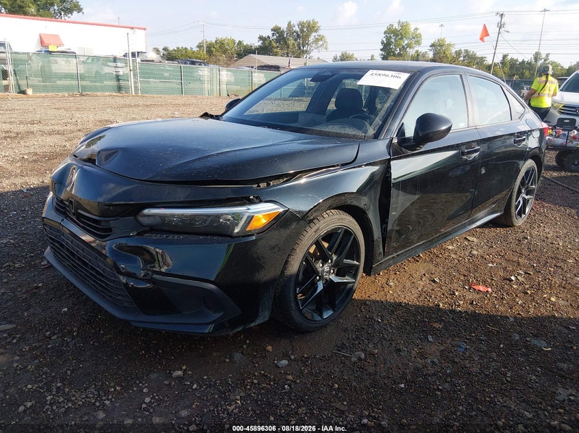 Vin: 2hgfe2f58nh550321, lot: 46395367, honda civic sport 20222