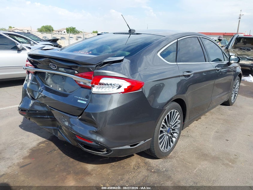 Vin: 3fa6p0k92hr158570, lot: 46395396, ford fusion titanium 20174