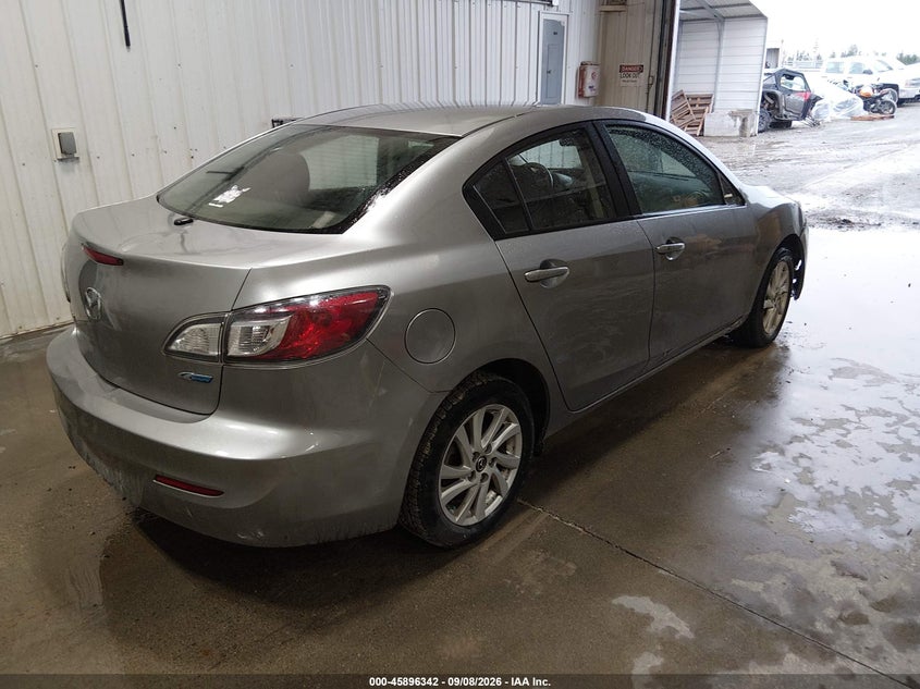 Vin: jm1bl1v80d1710312, lot: 46395403, mazda mazda3 i touring 20134