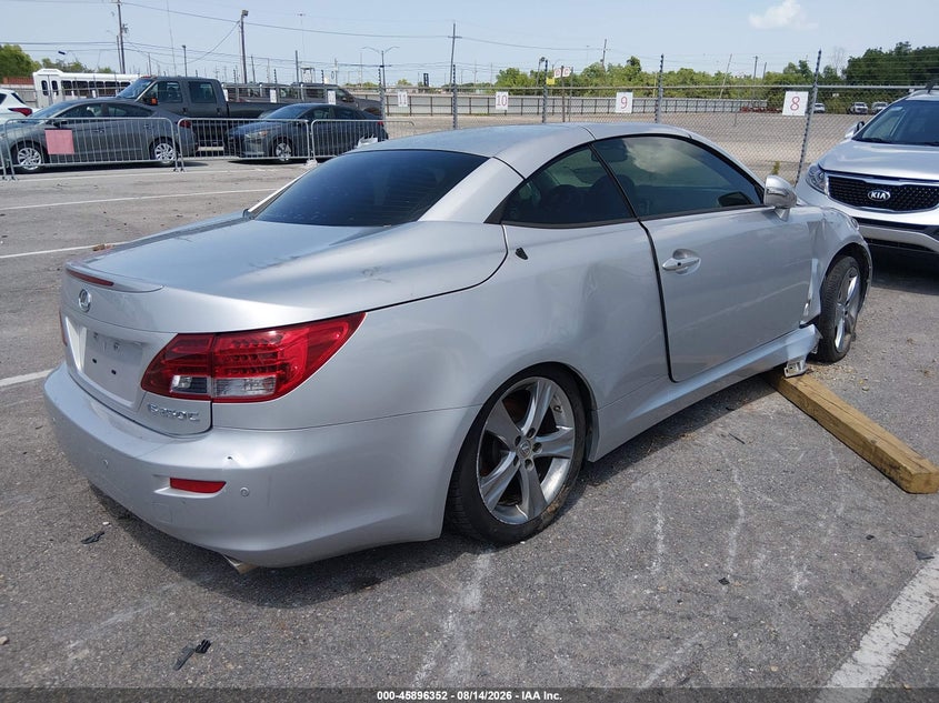 LEXUS IS 250C 2012 VIN JTHFF2C23C2526051