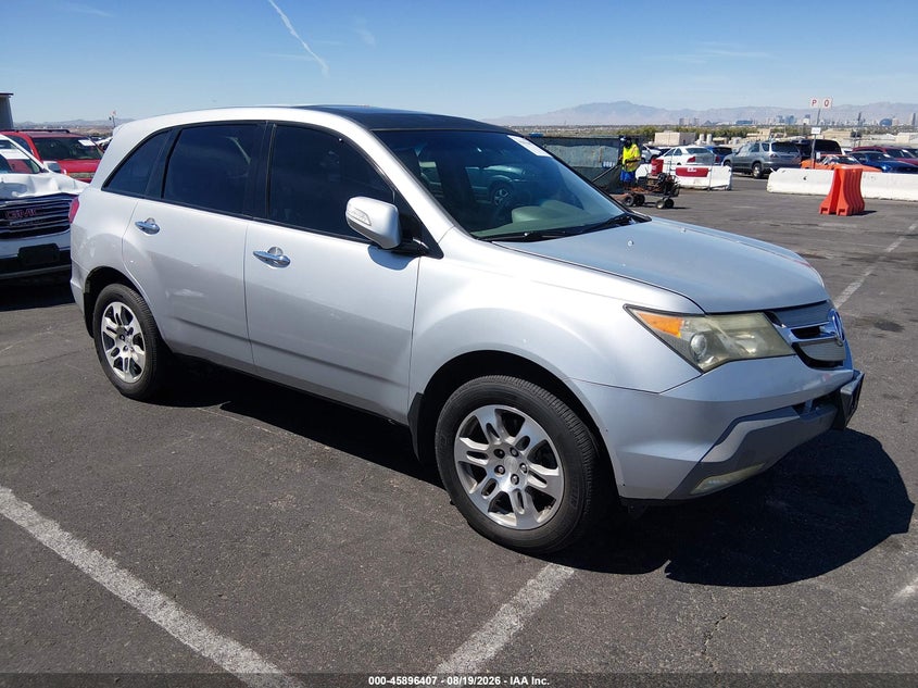 2008 Acura Mdx Technology Package, Left Side, IAAI, VIN 2HNYD28378H508579