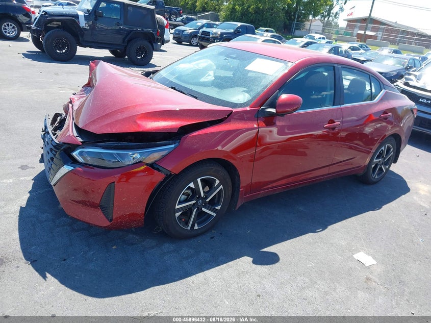 2024 Nissan Sentra Sv Xtronic Cvt, Right Front, IAAI, VIN 3N1AB8CV4RY314647 — photo 2