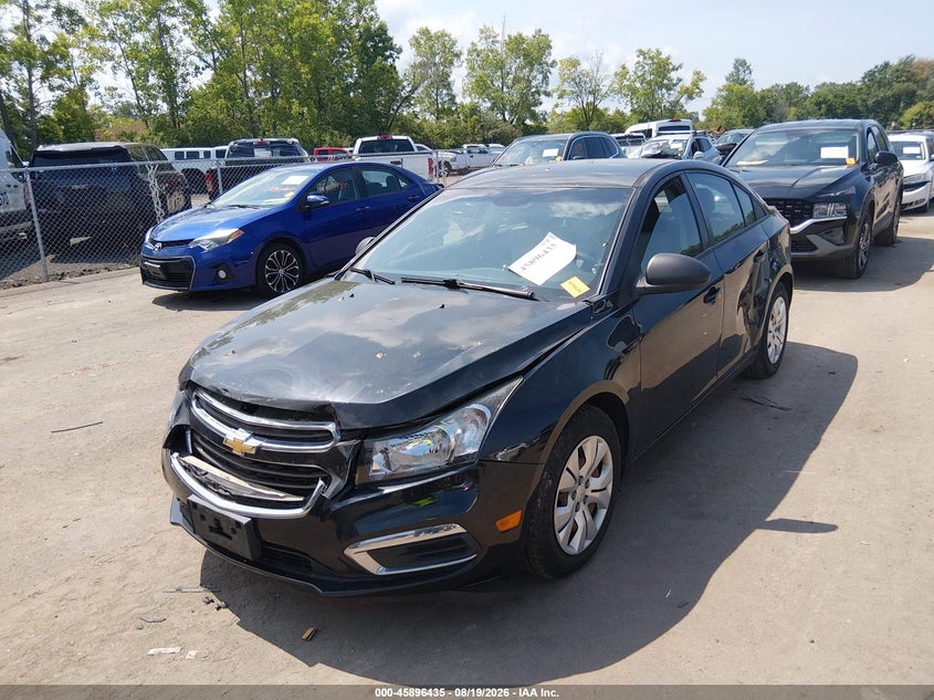 2016 Chevrolet Cruze, Удар спереду, IAAI, VIN 1G1PC5SH5G7216121 — фото 2