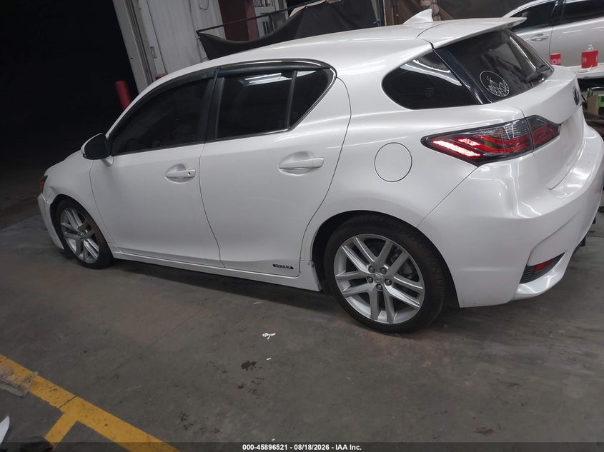 LEXUS CT 200H 2016 VIN JTHKD5BH0G2275703