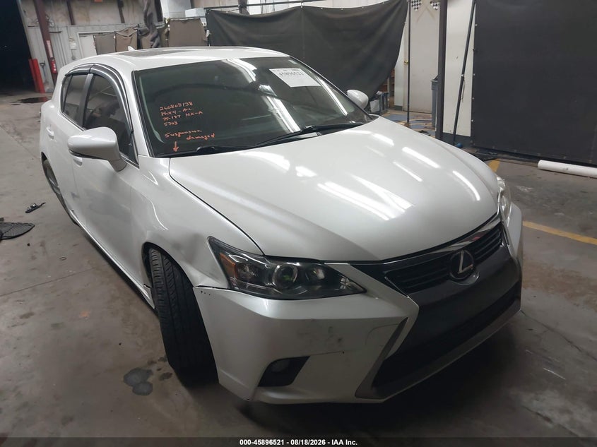 2016 LEXUS CT 200H auction photo 1