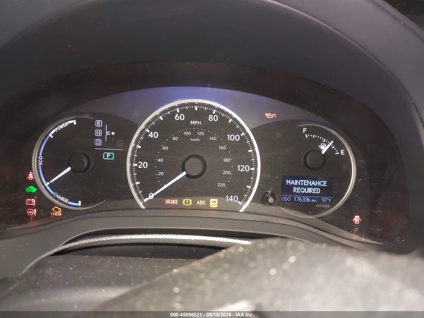 2016 LEXUS CT 200H auction photo 7
