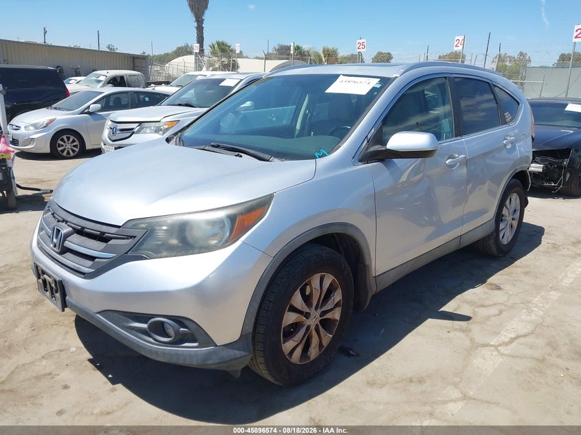 2012 Honda CR-V, Rear, IAAI, VIN 2HKRM3H72CH511604 — photo 2