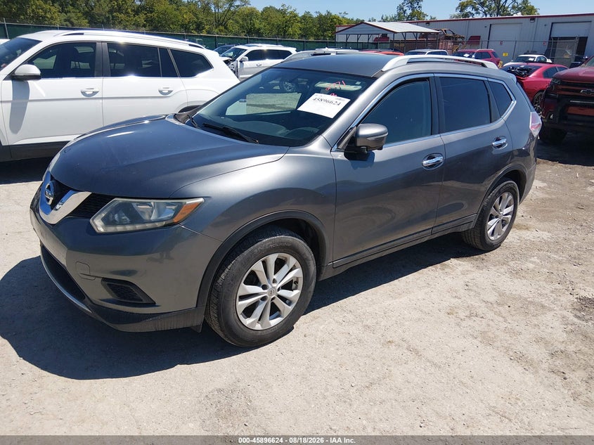 2015 Nissan Rogue, Normal Wear & Tear, IAAI, VIN 5N1AT2MV7FC842771 — photo 2