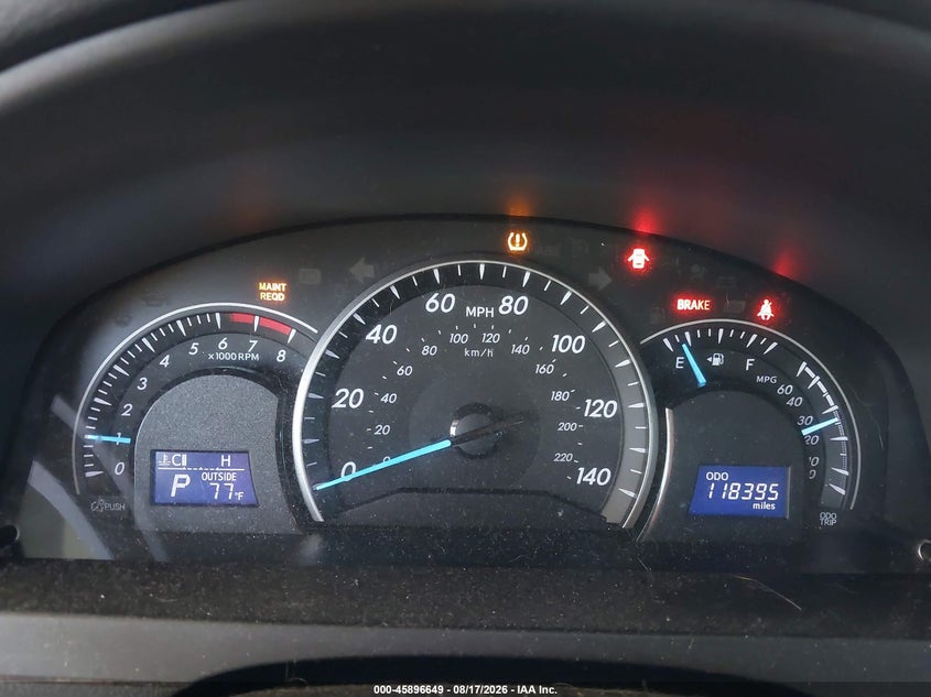 2013 TOYOTA CAMRY SEDAN 2.5L I-4 DOHC, VVT, 173HP